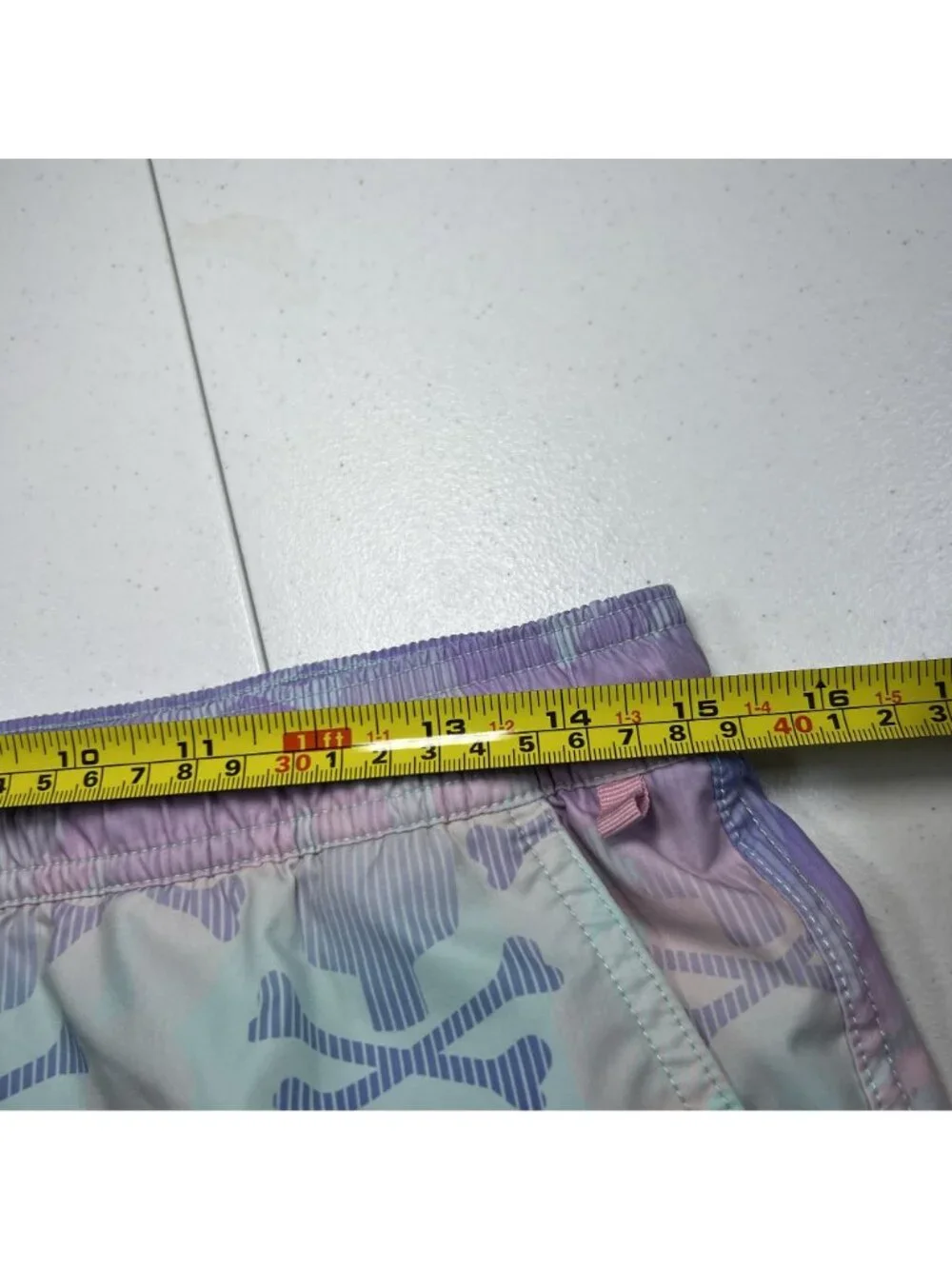 Psycho Bunny Mens Forster Bunny Swim Trunks Size Small Lined Drawstrings